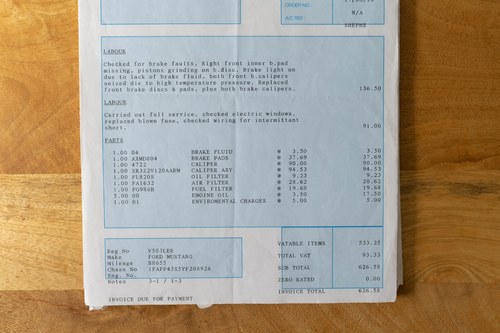 NO RESERVE - 2000 Ford Mustang Convertible (LHD) In vendita (immagine 207 di 223)