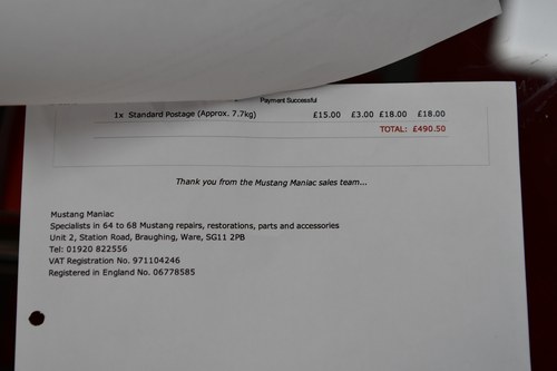 1968 Ford Mustang Coupe 302 In vendita (immagine 130 di 134)