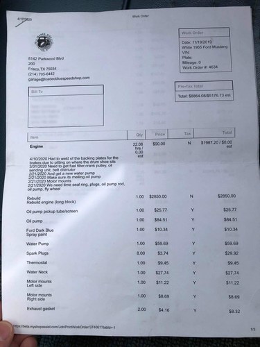 1965 Ford Mustang Project For Sale (picture 237 of 239)