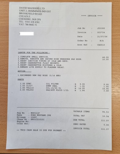 1968 Ford Mustang Coupe In vendita (immagine 66 di 69)