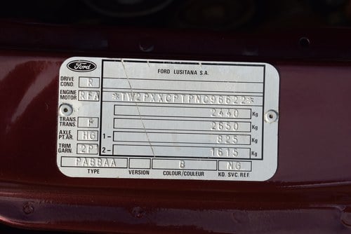 1992 Ford P100 Sierra Cosworth 2.9 V6 Pickup For Sale (picture 59 of 67)