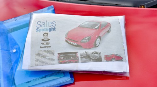 NO RESERVE - 1999 Ford Puma 1.7 16V In vendita (immagine 71 di 77)