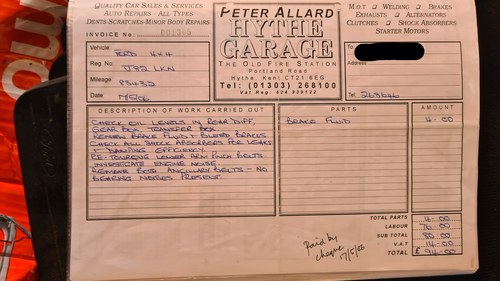 1991 Ford Sierra XR4x4 For Sale (picture 154 of 185)