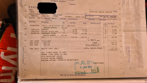 1991 Ford Sierra XR4x4 For Sale (picture 143 of 185)