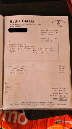 1991 Ford Sierra XR4x4 For Sale (picture 163 of 185)