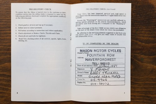 1981 Gilera 50 Trials Bike For Sale (picture 74 of 78)