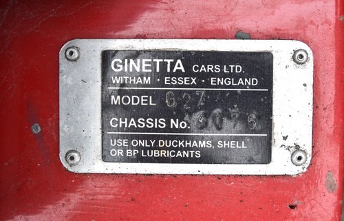 1986 Ginetta G27 zum Verkauf (Bild 66 von 87)