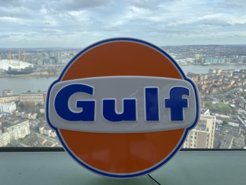 NO RESERVE - Illuminated Gulf Sign à vendre (picture 19 of 19)
