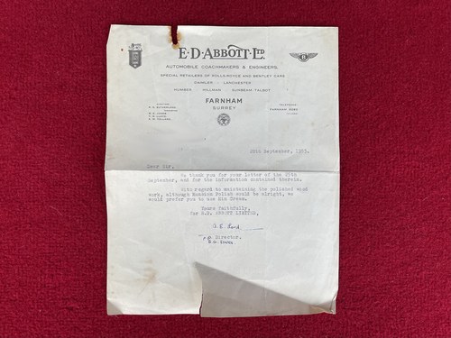 1953 Healey Abbott 2.4 Litre Te koop (foto 156 van 161)