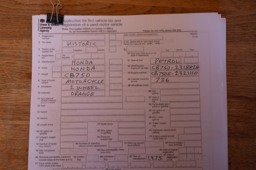 1973 Honda CB750 K4 zum Verkauf (Bild 87 von 274)