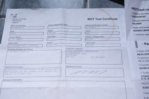 1978 Honda CBX1000Z In vendita (immagine 68 di 72)