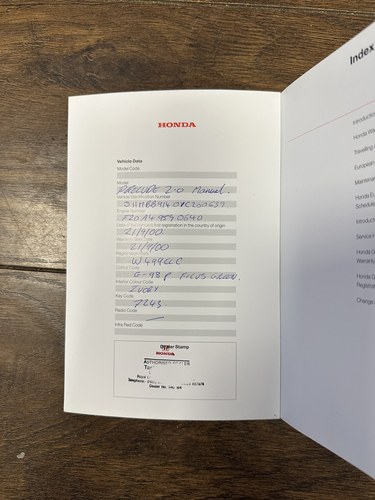 2000 Honda Prelude 2.0i Sport till salu (bild 131 av 156)