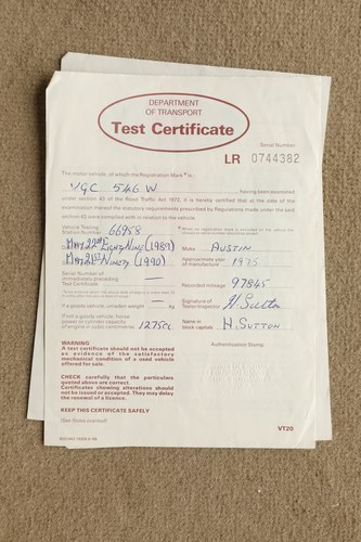 1974 Innocenti Mini 1300 Export In vendita (immagine 181 di 190)