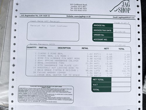1966 Jaguar MKII 3.4L In vendita (immagine 257 di 267)