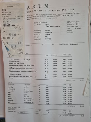 1968 Jaguar 420 En venta (imagen 93 de 109)