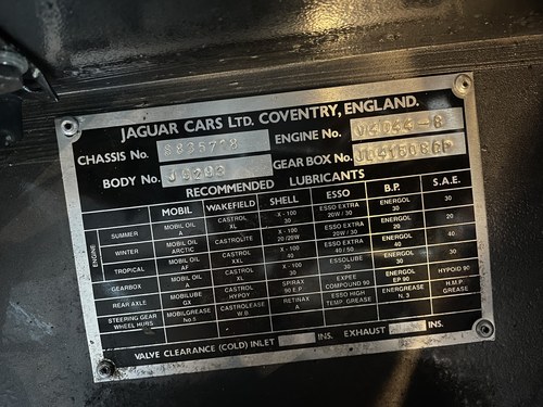 1958 Jaguar XK150 3.4 FHC LHD zum Verkauf (Bild 110 von 136)