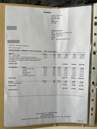 1971 Jaguar E-type Series III Coupé Te koop (foto 242 van 243)