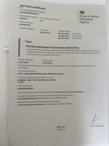 1998 Jaguar XK8 V8 Coupe X100 In vendita (immagine 77 di 77)