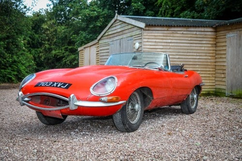 1961 Jaguar E-Type 3.8 Roadster Flat Floor Project à vendre (picture 2 of 90)