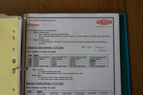 1962 Jaguar E-Type Series I 3.8 FHC En venta (imagen 206 de 216)