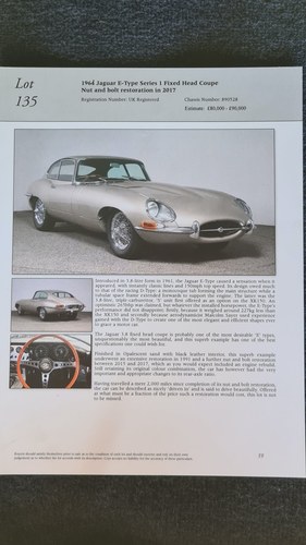 1964 Jaguar E-Type Series 1 FHC For Sale (picture 105 of 109)