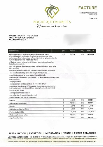 1968 Jaguar E-Type 4.2L OTS Series 1 RHD à vendre (picture 239 of 239)