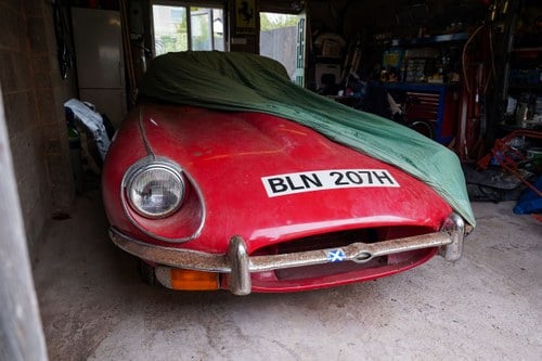 1969 Jaguar E-type 4.2 Series II Roadster Barn Find à vendre (picture 14 of 250)