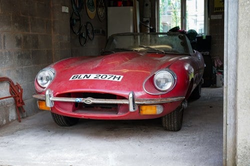 1969 Jaguar E-type 4.2 Series II Roadster Barn Find à vendre (picture 1 of 250)