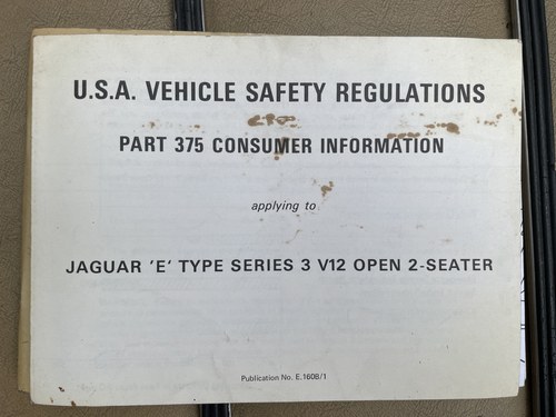 1973 Jaguar E-Type Series III V12 2+2 (LHD) à vendre (picture 247 of 247)