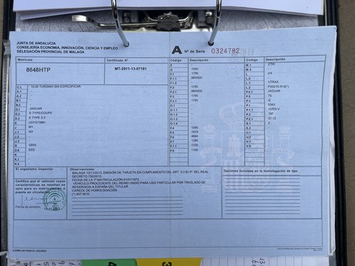 1973 Jaguar E-Type Series III V12 2+2 (LHD) à vendre (picture 235 of 247)
