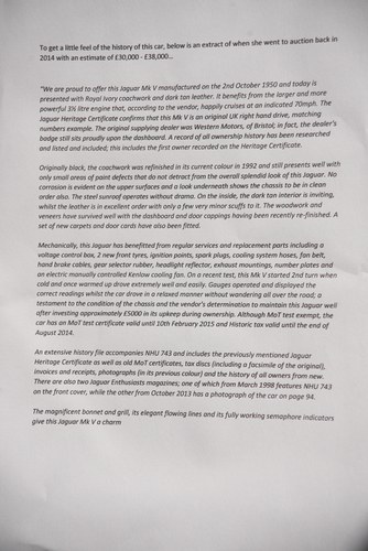 1950 Jaguar Mark V 3.5-litre zum Verkauf (Bild 61 von 67)