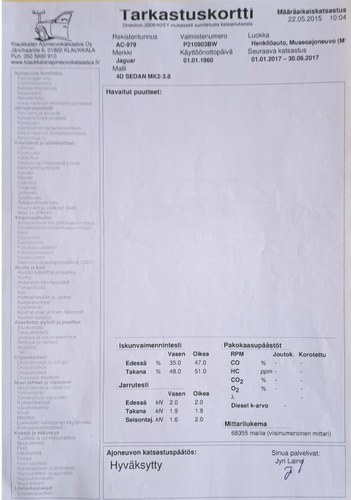1960 Jaguar MK II 3.8 Auto En venta (imagen 108 de 113)
