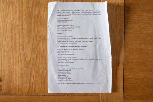 1966 Jaguar Mk.II 3.4 MOD In vendita (immagine 180 di 206)
