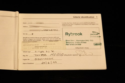 NO RESERVE - 1999 Jaguar S-Type 3.0 SE Manual à vendre (picture 121 of 129)