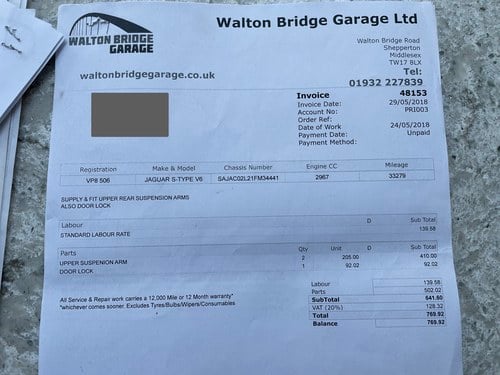 2001 Jaguar S-Type V6 In vendita (immagine 117 di 132)