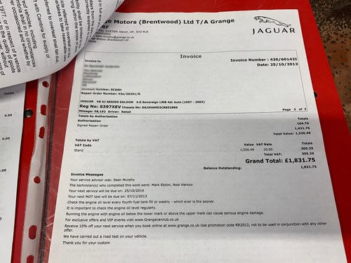 1998 Jaguar X308 XJ8 4litre LWB Sovereign In vendita (immagine 179 di 203)