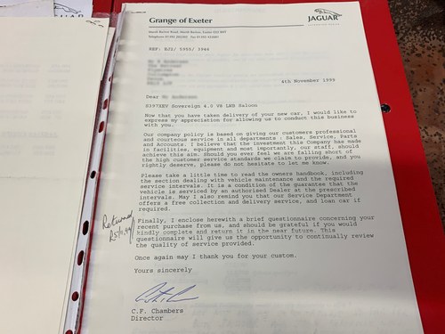 1998 Jaguar X308 XJ8 4litre LWB Sovereign In vendita (immagine 189 di 203)