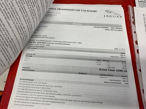 1998 Jaguar X308 XJ8 4litre LWB Sovereign In vendita (immagine 184 di 203)