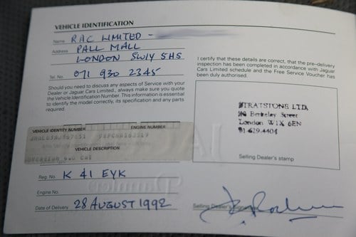 1992 Jaguar Sovereign 4.0 For Sale (picture 101 of 135)