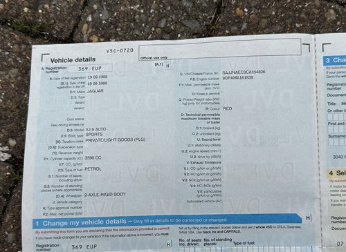 1988 Jaguar XJ-S 3.6 In vendita (immagine 186 di 191)