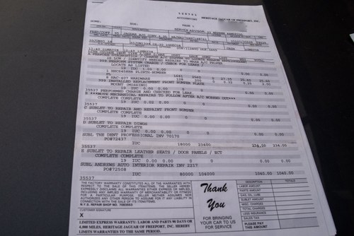 1995 Jaguar XJ-S Convertible à vendre (picture 232 of 261)