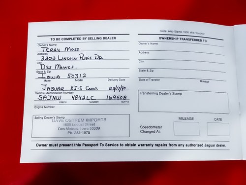 NO RESERVE - 1990 Jaguar XJ-S V12 Convertible (LHD) Te koop (foto 90 van 93)