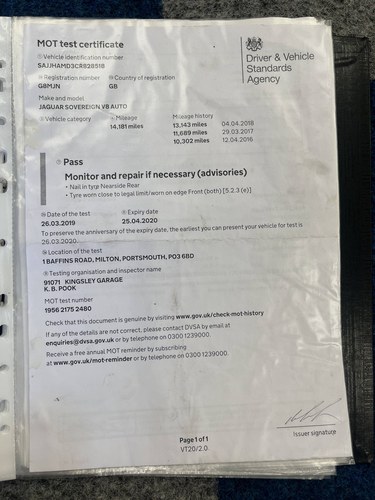 1998 Jaguar Sovereign LWB V8 Auto (X308) à vendre (picture 55 of 72)