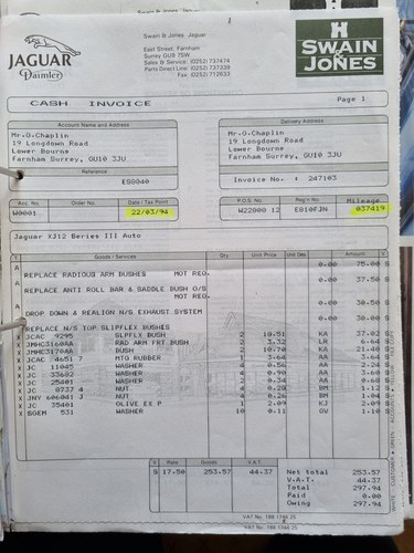 1988 Jaguar XJ12 Series III For Sale (picture 128 of 129)