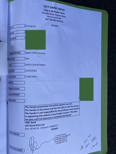 2002 Jaguar XJ 3.2 Executive (X308) à vendre (picture 176 of 180)