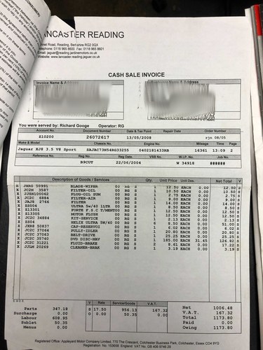 2004 Jaguar XJ8 3.5 Sport (X350) For Sale (picture 89 of 90)