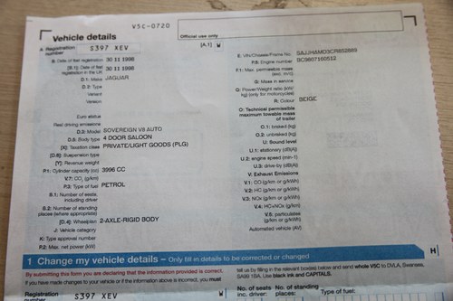 1998 Jaguar XJ8 4.0 Sovereign LWB For Sale (picture 80 of 99)