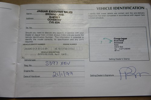 1998 Jaguar XJ8 4.0 Sovereign LWB For Sale (picture 81 of 99)