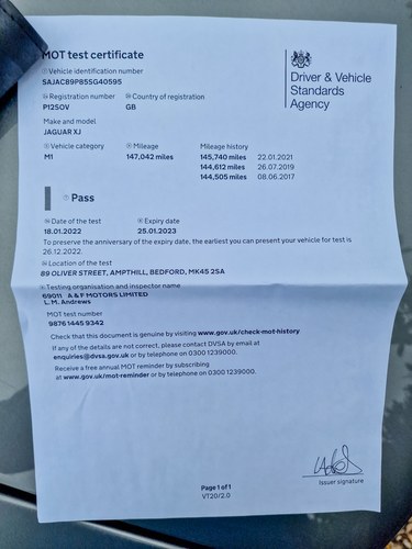 2005 Jaguar XJ8 Sovereign LWB (X350) In vendita (immagine 205 di 215)