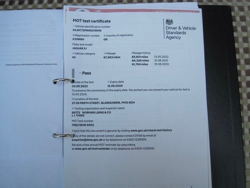 2003 Jaguar XJ8 4.2 V8 SE In vendita (immagine 63 di 64)